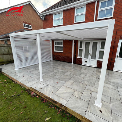 Waterproof Motorized Louvered Aluminium 4 X 4 Garden Pergola Outdoor Garden Patio