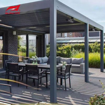 SUNC 5m X 3m Motorized Aluminium Pergola Outdoor Garden Patio Electric Pergola Roof