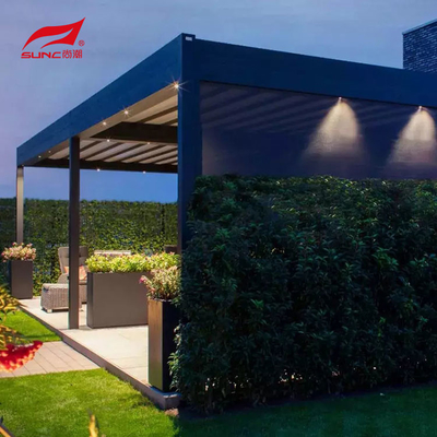 SUNC 5m X 3m Motorized Aluminium Pergola Outdoor Garden Patio Electric Pergola Roof