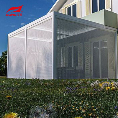 3" X 4" Motorized Louvered Roof Pergola Waterproof Outdoor Aluminium Garden Patio