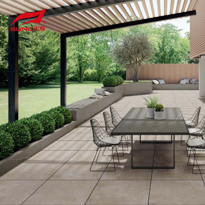 All Stainless Steel Post Of Motorized Waterproof Outdoor Garden Pergola With Ip67 Testing
