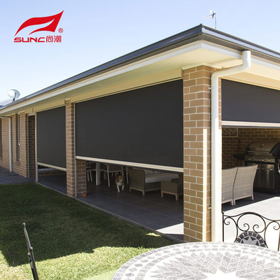 Motorized Window Roller Shade Standard Colors Sunshade System Outdoor Roller Blind