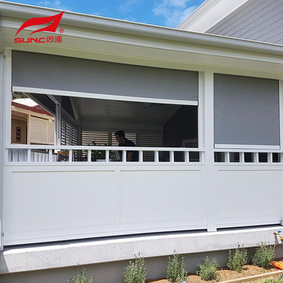 Motorized Window Roller Shade Standard Colors Sunshade System Outdoor Roller Blind