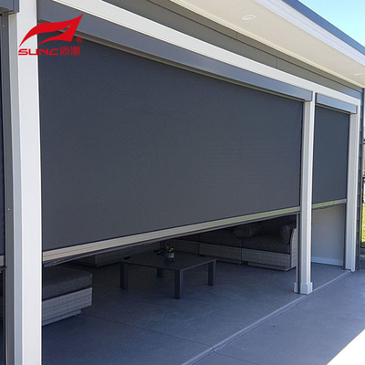 Motorized Window Roller Shade Standard Colors Sunshade System Outdoor Roller Blind