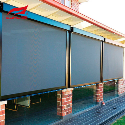 Motorized Window Roller Shade Standard Colors Sunshade System Outdoor Roller Blind