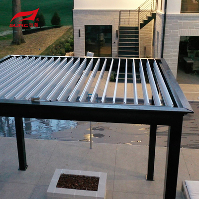 Outdoor Garden Pergola With SS Grade 304 and All Stainless Steel Customized Aluminium Frame