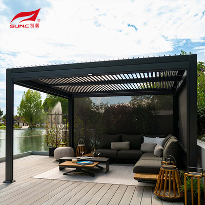5x3m Aluminum Retractable Pergola For Outdoor Swimming Pool In Applicable Scene