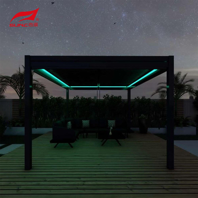 Outdoor Garden Pergola With SS Grade 304 and All Stainless Steel Customized Aluminium Frame