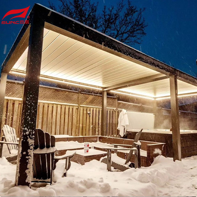 Louver Blades Aluminium Pergola for Outdoor Spaces with Customizable Color Options Aluminum pergola Extruded form