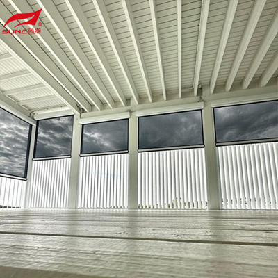 sunshade system outdoor roller blind standard colors window roller shade reel box screen electric Outdoor Roller Blinds