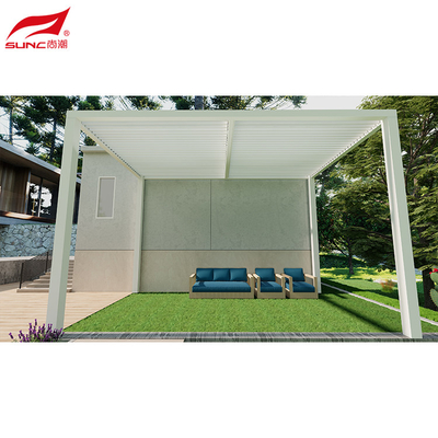 Customized Aluminum Motorized Pergola with Adjustable Louvers