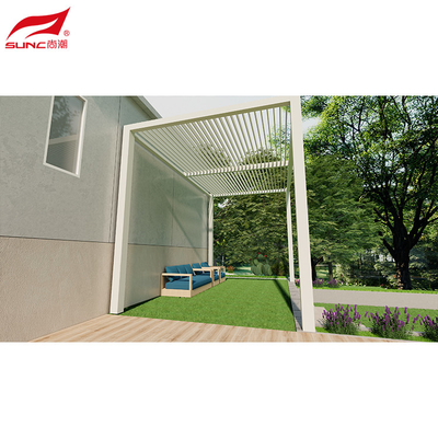 Customized Aluminum Motorized Pergola with Adjustable Louvers