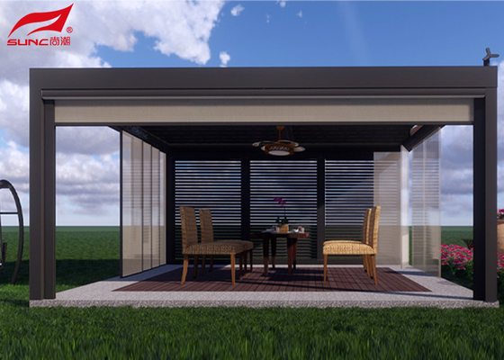 Outdoor Garden Pergola With SS Grade 304 and All Stainless Steel Customized Aluminium Frame
