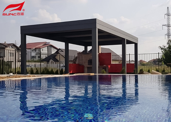 Upgrade Your Garden Design With Motorized Aluminum Pergola Remote Control Or Smart Home Integration