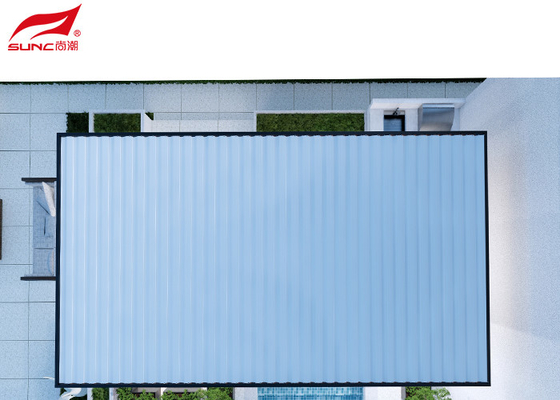 Customizable Outdoor Gardens White Color Aluminum Pergolas DIY Garden Design