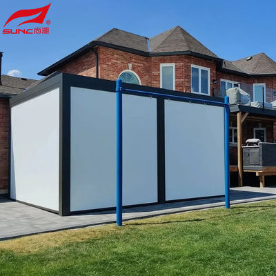 Smartly Crafted Motorized Waterproof Aluminum Pergola For Modern Outdoor Living Spaces