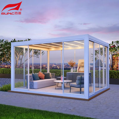 Customizable Waterproof Aluminum Pergola With Remote Control