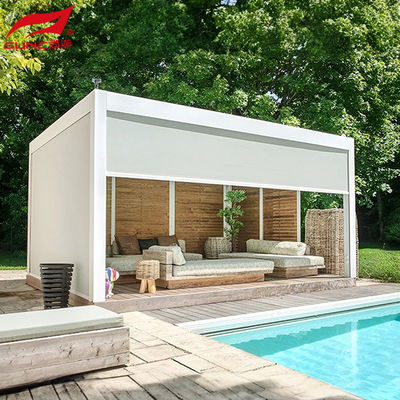 Smart Aluminum Pergola With Remote Control Customizable Color