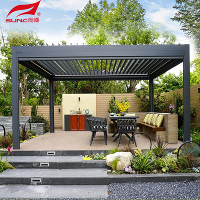 Customized Size Aluminium Pergola Perfect Addition To Outdoor Space With Aluminum Retractable Pergola