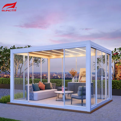 Garden Design Waterproof And Windproof Aluminum Pergola