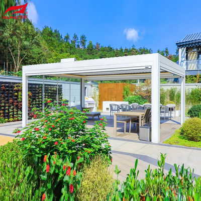 Garden Design Waterproof And Windproof Aluminum Pergola