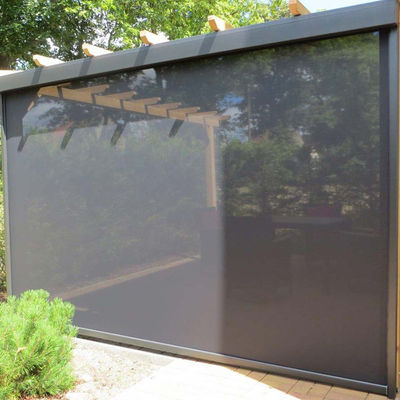 Customizable Zip Track Blinds Dark Grey / White / Custom Made Colour Simple DIY Or Professional Installation