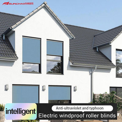 Customizable Zip Track Blinds Dark Grey / White / Custom Made Colour Simple DIY Or Professional Installation
