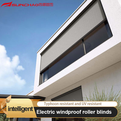 Customizable Zip Track Blinds Dark Grey / White / Custom Made Colour Simple DIY Or Professional Installation