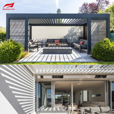 Aluminium Pergola The Ultimate Garden Design Solution with Motorized Aluminum Pergola