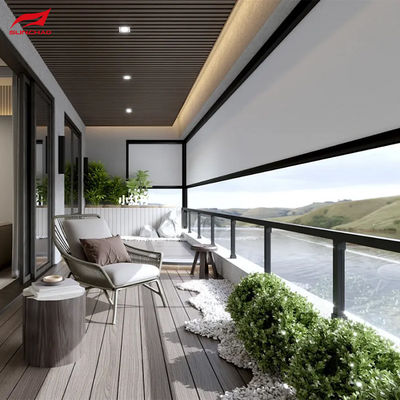 Upgrade Your Space with Zip Track Blinds 10% Openness Factor Aluminium Alloy Side Track and DIY or Professional Installation