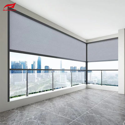 Durable Zip Track Blinds Rainproof Function and 5% 10% 30% 100% Openness Factor for All Weather Conditions