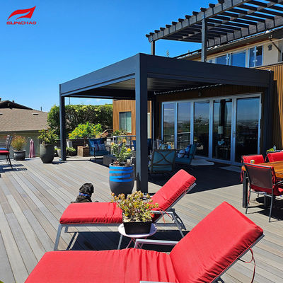 Customized Color Aluminum Round Rod Aluminium Pergola for Your B2B Needs