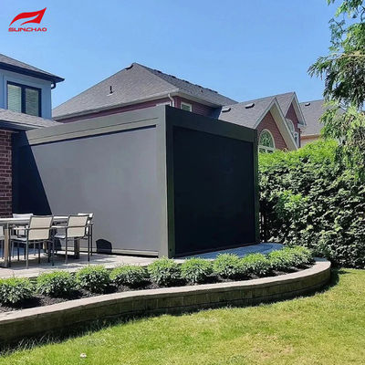 Enjoy Your Outdoor Space All Year Round with Motorized Aluminum Pergola Waterproof Windproof Aluminium Pergola
