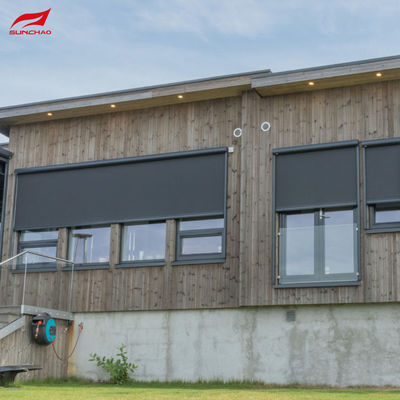 Maximize Your Outdoor Space with Exterior Windblock Shades Waterproof Zip Track Function Max Size 6 M Height
