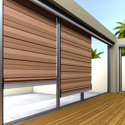 Outdoor Residential Or Commercial Zip Track Blinds Are the Perfect Window Covering Solution with Fabric and More
