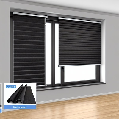 Durable Fabric Blackout Retractable Window Treatments for Noise Reduction and Privacy