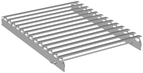 Horizontal Weatherproof Louvres System F150 Aluminum Architectural Light Control