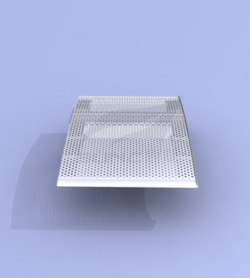 Aeroscreen Aluminum Louvered Skylights , Skylight Louvres Building Sun Shade