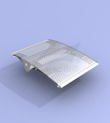 Exterior Wall Skylight Louver System Aeroscreen Aluminum Facade Building Light Control