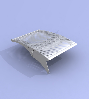 PVDF Coating Sun Shading Louvers Commercial Thickness 1.0~3.0mm Stable