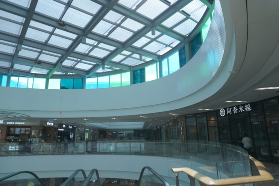 Louvre Air Ventilation PVDF Coating Skylight Roof System