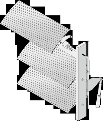 Aluminum Alloy Louvered Patio Roof System 1.0 - 3.0mm Thickness Vertical / Horizontal Install