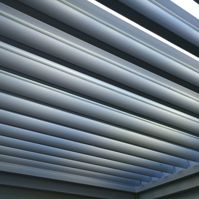External Building Facade Louvre Roof Systems Architectural Sun Louver System