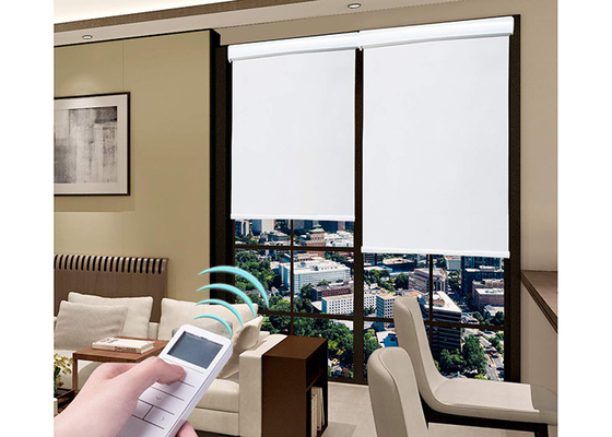 Balcony Smart Window Motorised Roller Blinds Stable Low Noise Operation