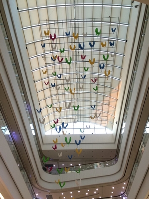 Glass Structures Automatic Shade Awnings Motor Large Areas Various Fiberglass Fabrics
