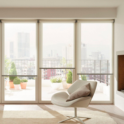 Plain Blackout Custom Electric Blinds Vertical Blinds For Office Building Hotel