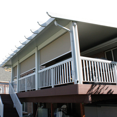 Rainproof Outdoor Zip Track Blinds Suitable For Outdoor Residential Or Commercial