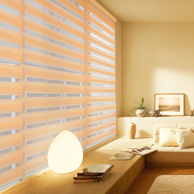 Restroom Windows Waterproof Zebra Sun Shade Roller Blinds