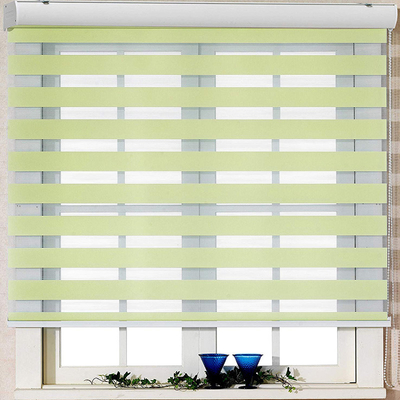 Restroom Windows Waterproof Zebra Sun Shade Roller Blinds