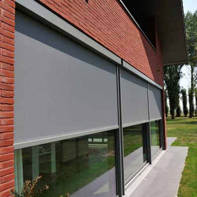 Windproof Zip Track Blinds For Pergola Canopy Restaurant Balcony